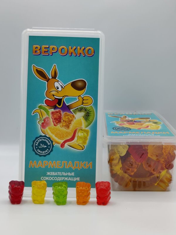 №2 Жевательный мармелад Мишки фруктовые, 250г   в Копейске