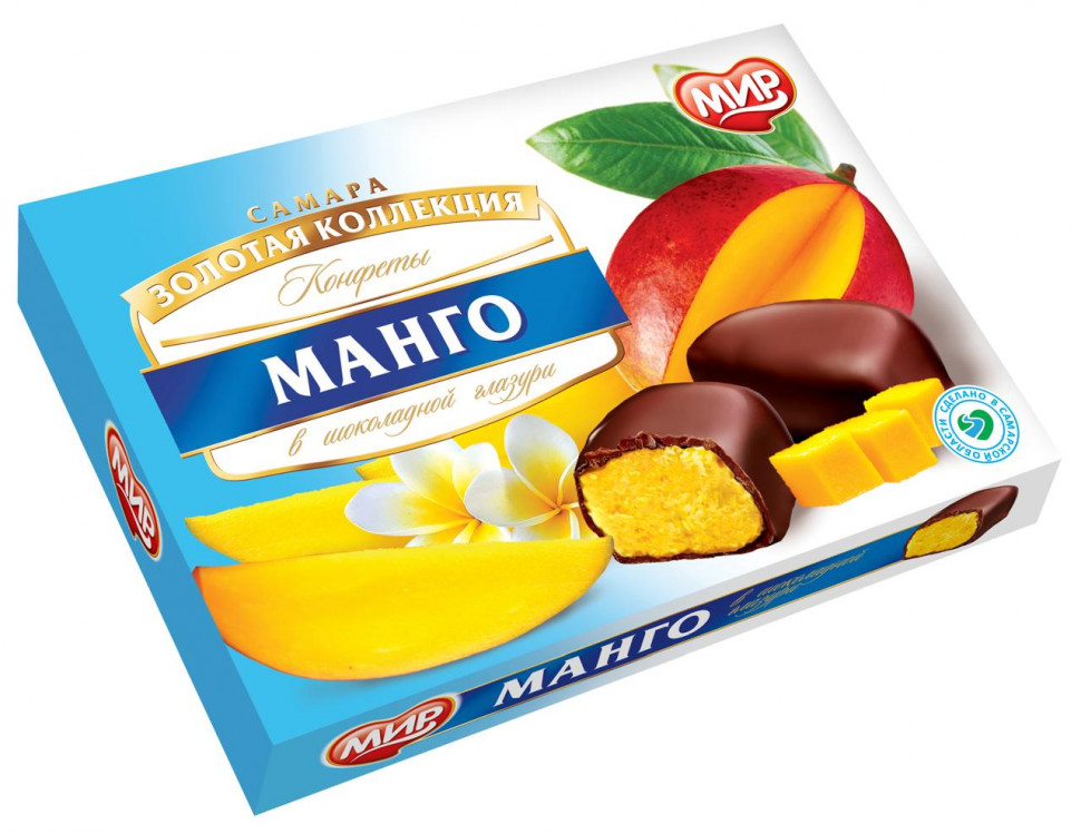  КФ МИР Манго-Кокос в шоколадной глазури 160г  в Копейске